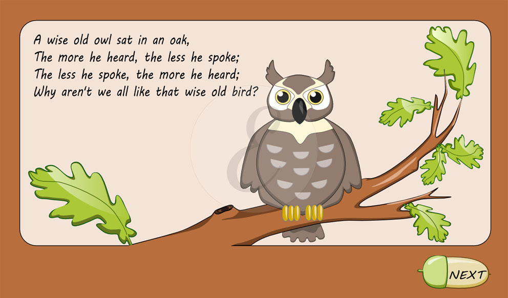 The wise old owl part one